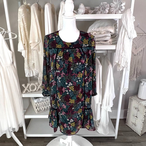 Ann Taylor Loft Women's size XXS boho, fun, floral, casual, that girl, #1106 - Picture 1 of 11